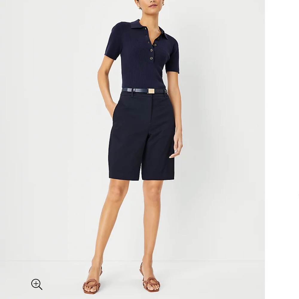 Ann Taylor Boardwalk Bermuda 9” inseam NWT Curvy Fit Walking Shorts